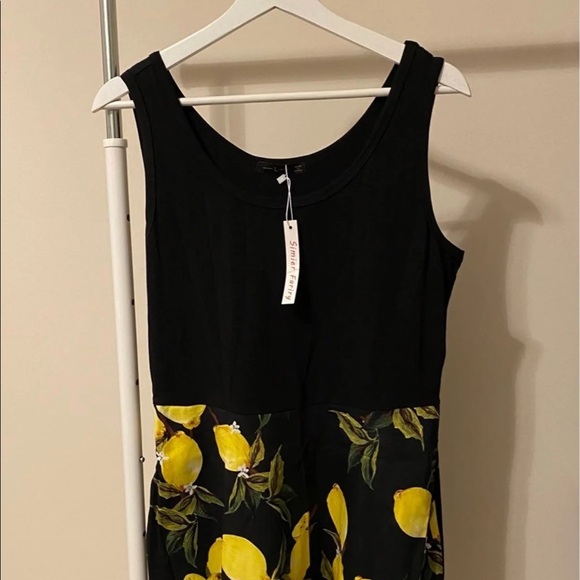 Scoop Neck Pockets Floral Print Swing casual dress - Picture 5 of 6
